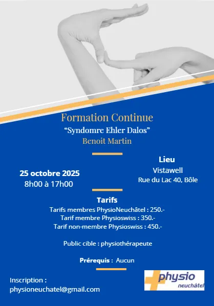 Formation Continue Syndrome Ehler Dalos Flyer
