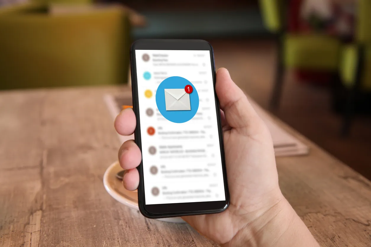 New Email Online Message Communication Mobile Phone