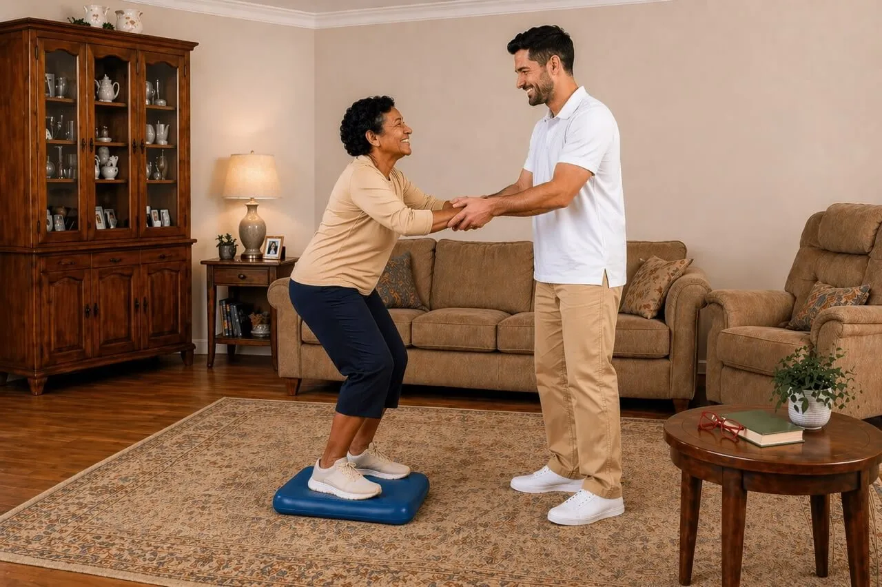 Keyvisual Stürze ©KI Physioswiss